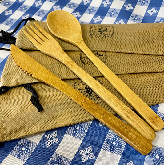 Reusable Bamboo Cutlery Set